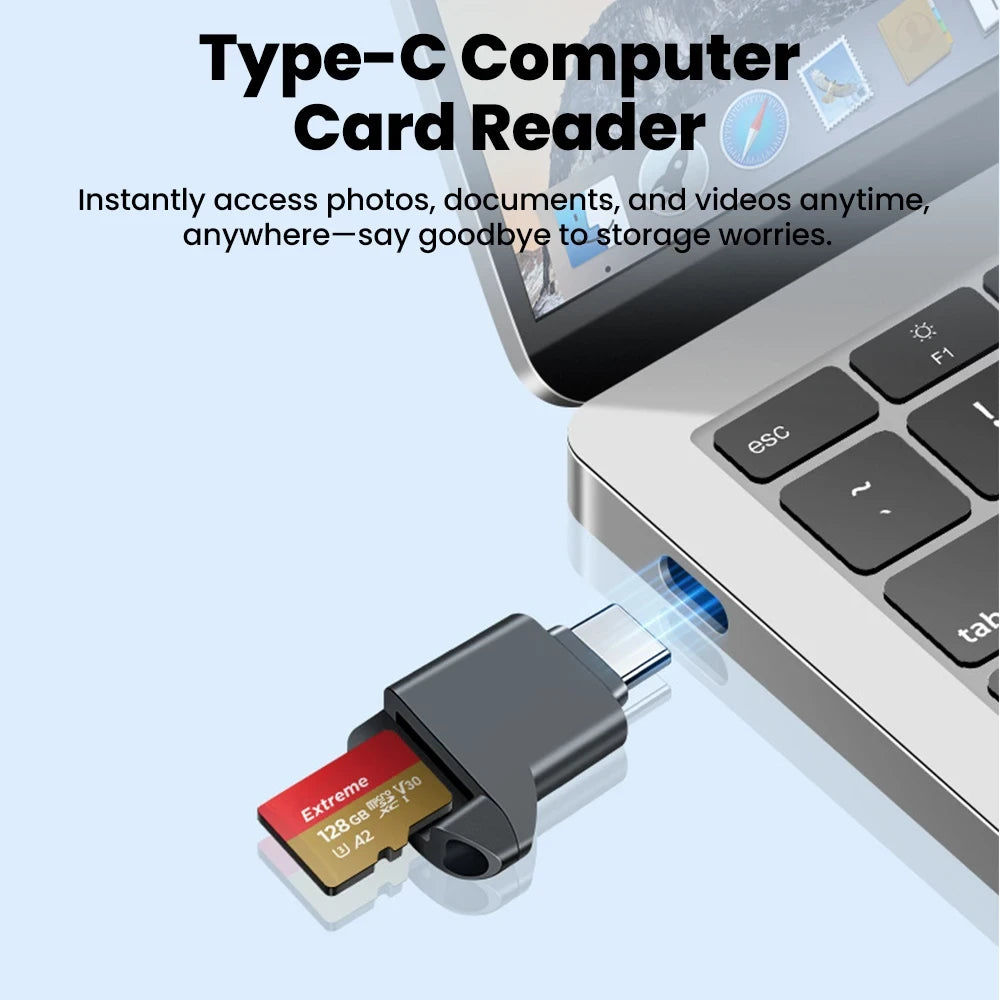 Type-C Micro Memory Card Reader