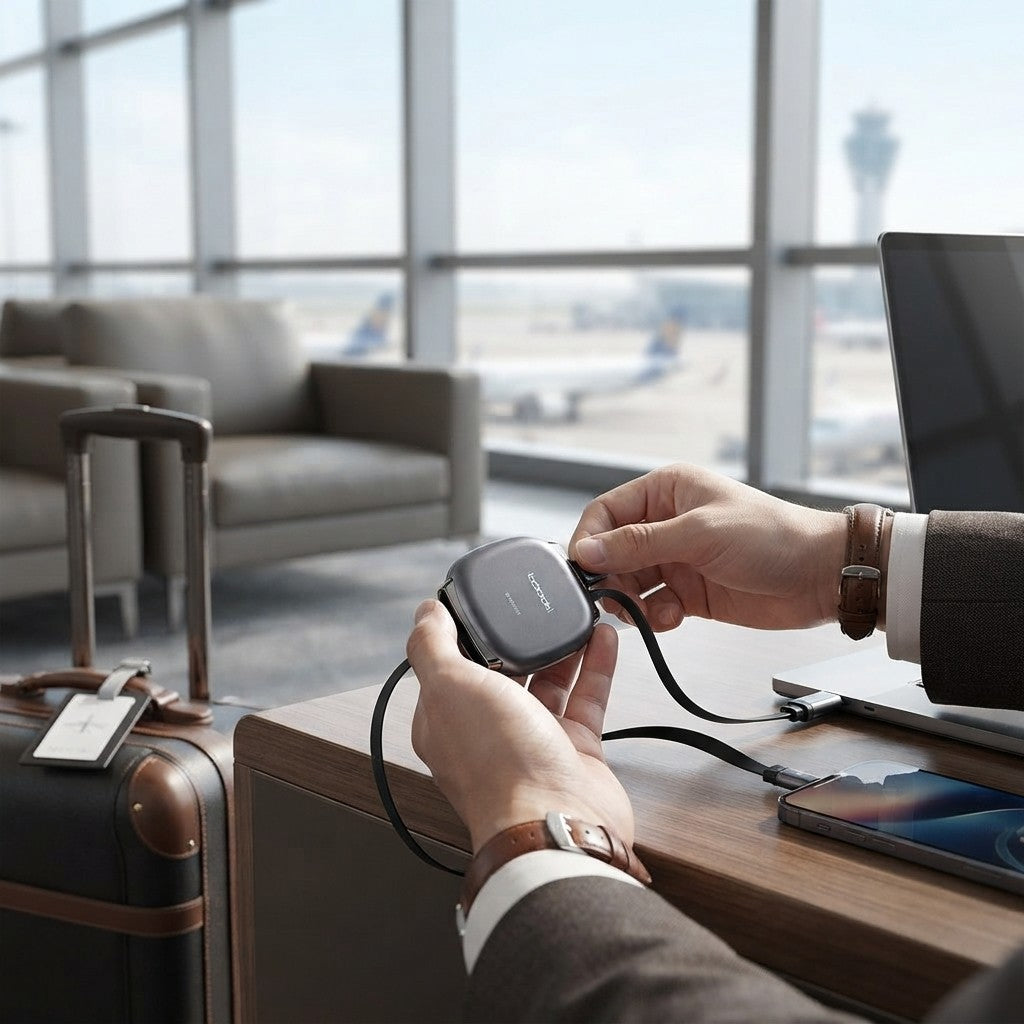 Retractable USB-C Fast Charging Cable