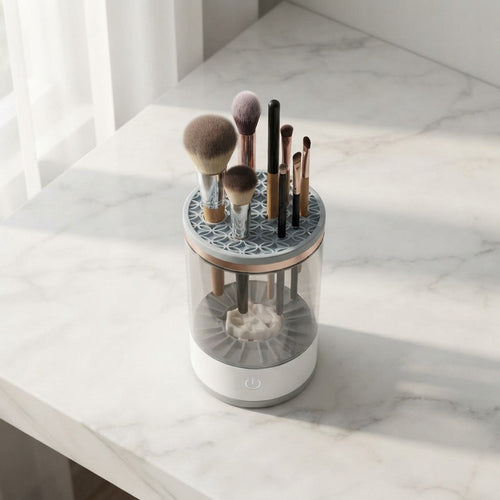 Automatic Makeup Brush Cleaner With Storage Box