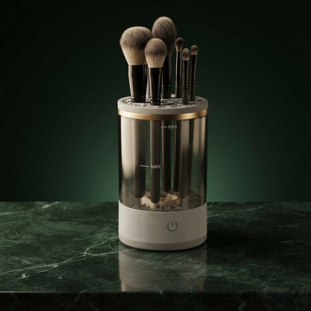 Automatic Makeup Brush Cleaner With Storage Box