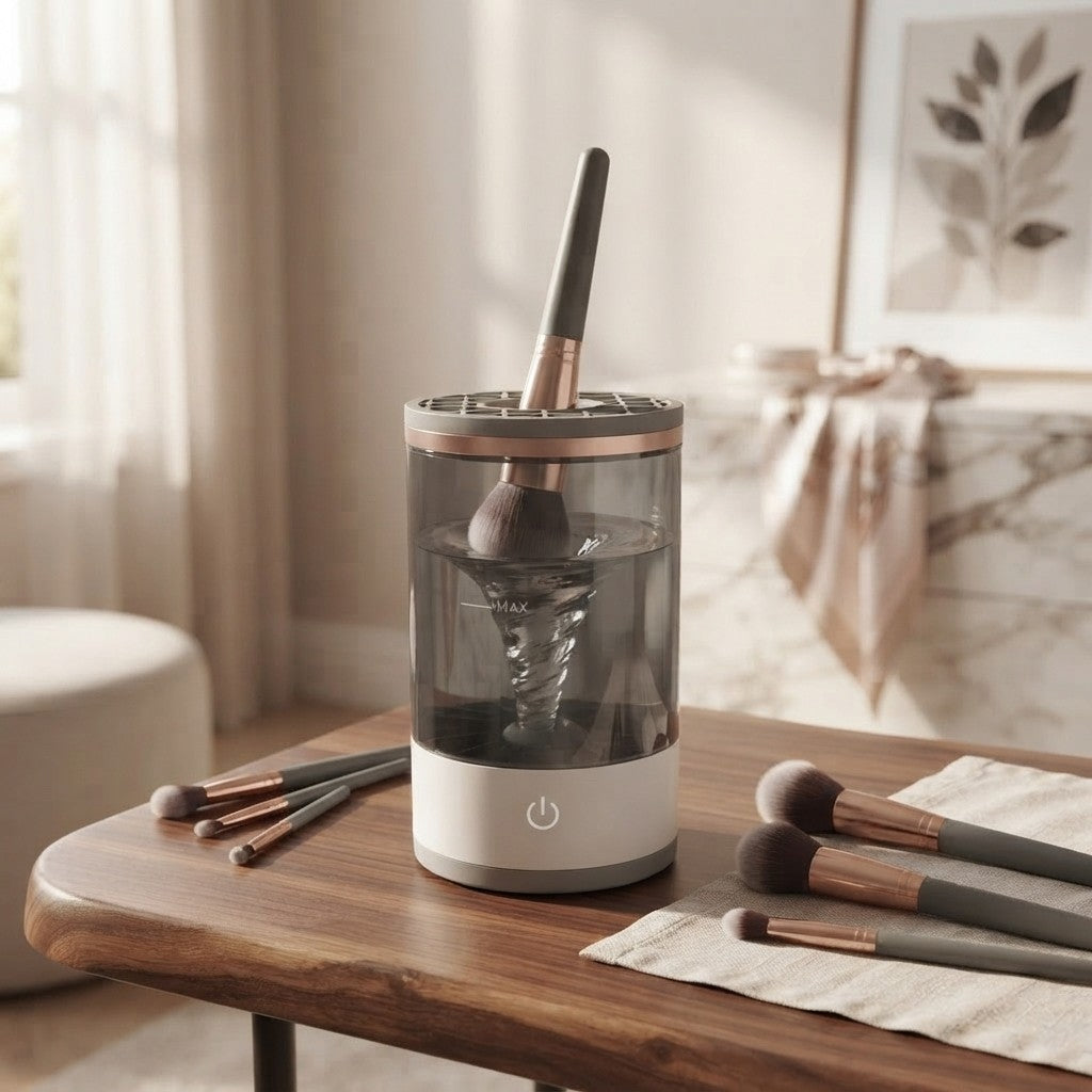 Automatic Makeup Brush Cleaner With Storage Box