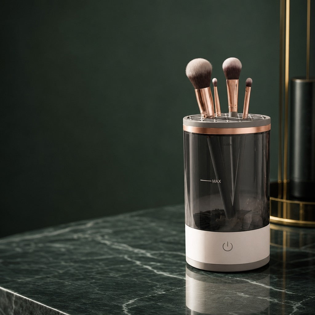 Automatic Makeup Brush Cleaner With Storage Box