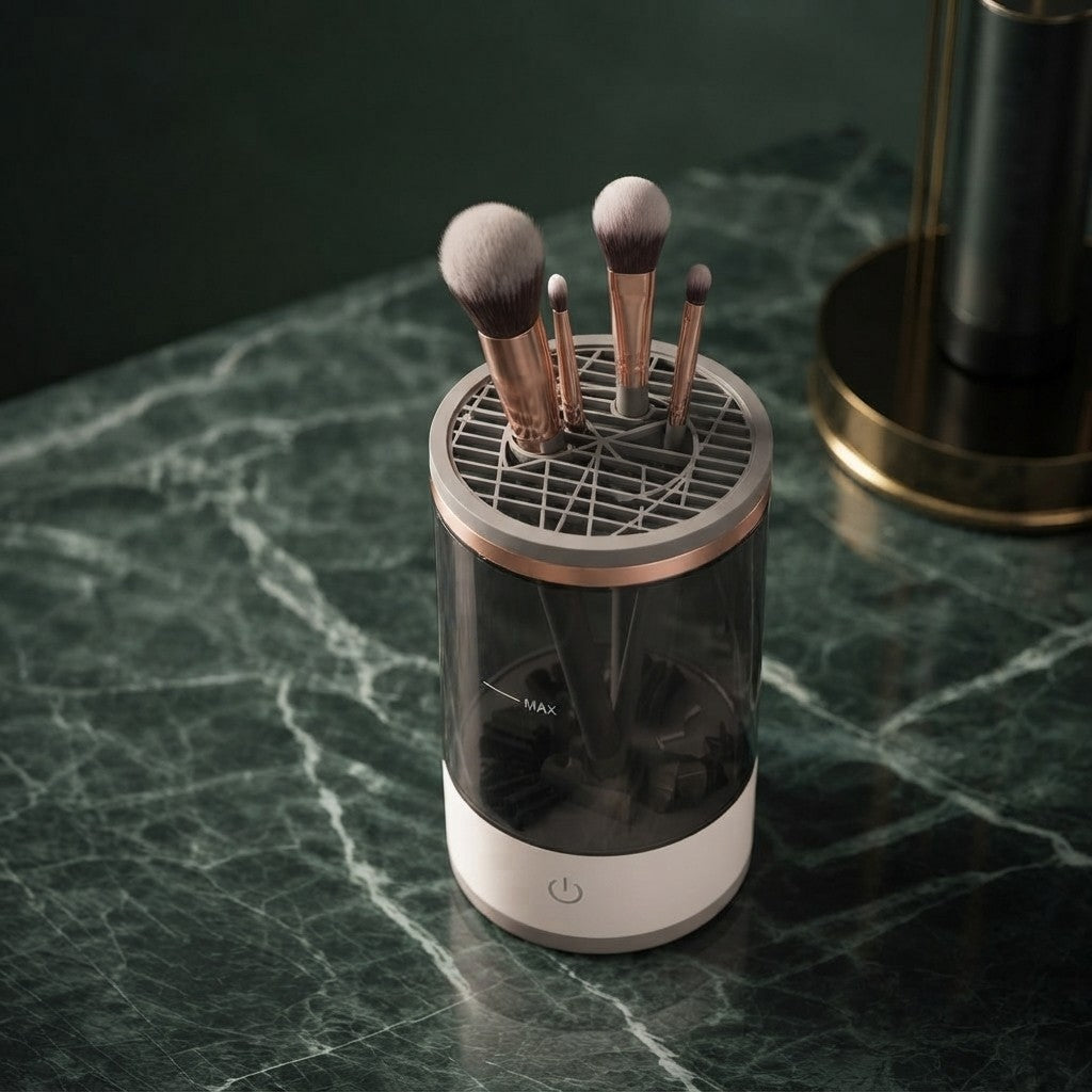 Automatic Makeup Brush Cleaner With Storage Box